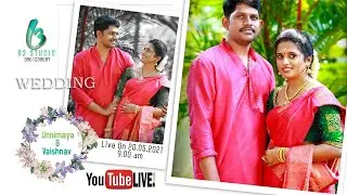 UNNIMAYA & VAISHNAV || WEDDING LIVE || B3 STUDIO