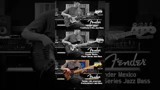 Fender Japan Traditional vs Mexico Player vs USA Professional jazz bass