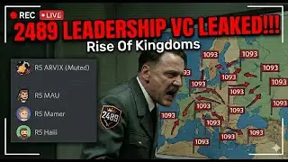 2489 LEADERSHIP VC LEAKED!!! Rise Of Kingdoms (1093 vs 2489 KVK)