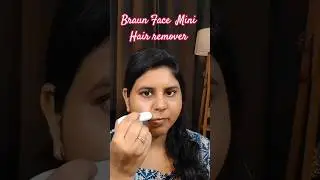 how to remove facial hair 💖✅/Braun facial hair remover review