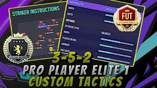 FIFA 21 CUSTOM TACTICS | NEW PATCH ELITE 1 *META* 352 FOR ULTIMATE TEAM AND FUT CHAMPIONS!