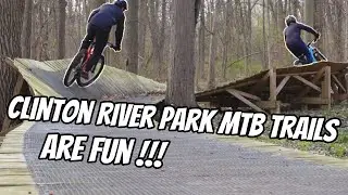 Clinton River Park Trails are Fun | Sterling Heights | Michigan MTB | Marin San Quentin 3 | sb150