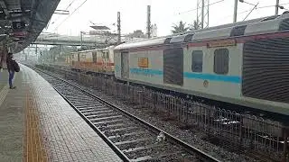 11055 Godan express departure from Thane station. #GodanExpress 