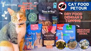 UNBOXING SEMUA PRODUK DARI PETOUR! REVIEW CAT FOOD BITE OF WILD & MR.VET! 😻✨ | Radiokucing #188