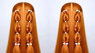 🤩Cute Open Hairstyle For Any Occasion | Easy Hairstyles | hair style girl