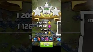 Easy 3 STAR VICTORY 🔥❤️ || Clash Of Clans || #clashshorts #coc