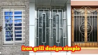 latest model window grill design || simple window grill design 2024 || iron grill design