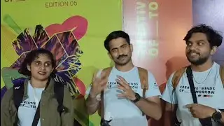 Members of Blue Team - Varsha, Dinu & Naveen confident of winning Creative Mind contest at IFFI 2025