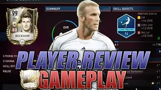 FIFA MOBILE 22 99 ICON BECKHAM PLAYER REVIEW! FREE ICON!