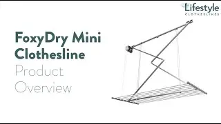 FoxyDry Mini Clothesline Product Overview - Lifestyle Clotheslines