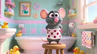 Mia Mouse Washes Hands Right | Fun Hygiene Song for Kids | Nursery Rhymes & Songs for Children