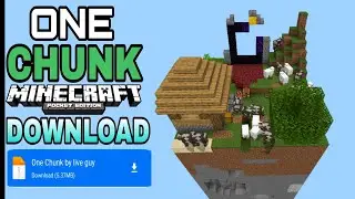 One Chunk 😍 Survival Map for Mcpe 😁 | One Chunk Survival Map for Minecraft PE