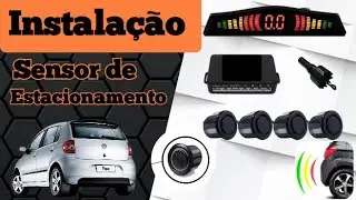 Instalação do  sensor de estacionamento! #Volkswagem FOX #Ré#carro#sensor tech One