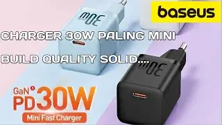 Unboxing Charger Baseus 30w GaN 5!!! Desain Mini & Compact