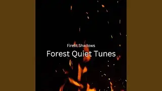 Flames Cast Forest Silhouettes