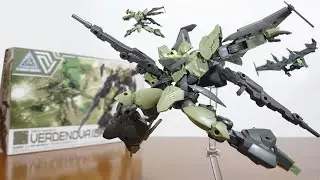 (過去一のカッコよさ！？飛行メカと合体！頭部は三種類！)30MM 1/144 ヴェルデノヴァ［グリーン］　レビュー