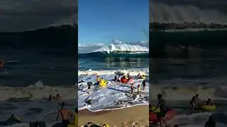 Tsunami Warning 🌊: The Ocean's Fury Caught on Camera! #water