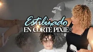 TUTORIAL CÓMO ESTILIZAR UN PIXIE EN CABELLO RIZADO | Academia OM