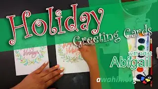 Art Session: Easy Holiday Greeting Cards