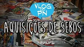 Aquisi&ccedil;&otilde;es de quadrinhos em sebos (Zago feliz com Moonshadow anos antes de lan&ccedil;ar) | Vlog do PN 45