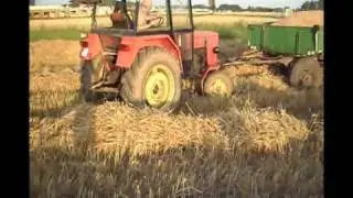 ŻNIWA 2009 2010  Claas Dominator 96 URSUSY C-360 i 385 oraz T-25