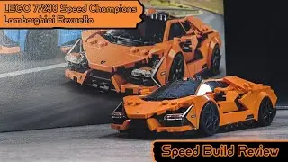 LEGO Speed Champions 77238 Lamborghini Revuelto - Full Speed Build Review