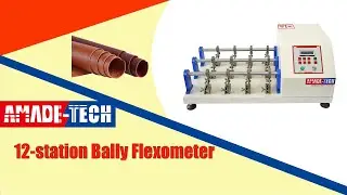 12-station Leather Bally Flexometer in Conformity with SATRA TM55, DIN 53351, ISO 32100 - AmadeTech