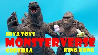 MonsterVerse HIYA Toys Exquisite Basic Series GODZILLA VS KONG Action Figure Review ゴジラ King Kong