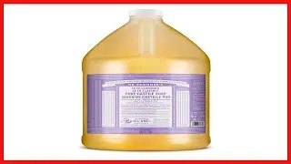 Dr  Bronner&rsquo;s   Pure Castile Liquid Soap Lavender, 1 Gallon   Made with Organic Oils, 18 in 1 Uses