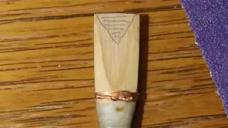 Uilleann Chanter Reed Final Scraping