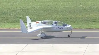 Gyroflug SC-01B-160 Speed Canard takeoff at Graz Airport | D-EATX