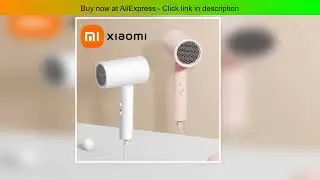 XIAOMI MIJIA Portable Anion Hair Dryer H101 Quick Dry Professinal Foldable 1600W 50 Million Negativ