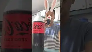 ASMR Drinking Refreshing Beverage Coca-Cola Coke Zero #asmrsounds #asmrdrinking #satisfying #shorts