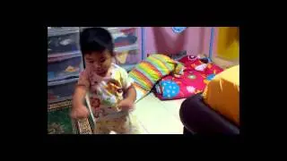 Baby Danish dance off to Pontianak song (Ahmad Daud)