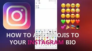 How to add EMOJIS to your INSTAGRAM Bio | 2021