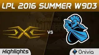 SS vs NB Highlights Game 1 Tencent LPL Summer 2016 W9D3 Snake vs NewBee