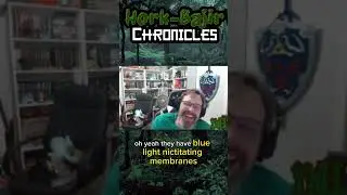 Giving an Alien Bluelight Nictitating Membranes #shorts #animorphs #fyp #podcast #morphagene #gaming