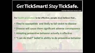 Tick Task Force Webinar - May 13, 2015: Part 1