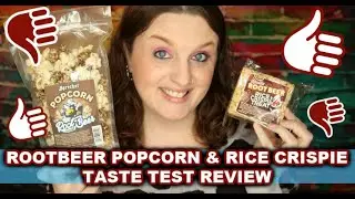 Sprecher Root Beer Popcorn and Rice Crispie Taste Test Review