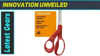 Fiskars All-Purpose Left-Handed Scissors - Ergonomically Contoured - 8