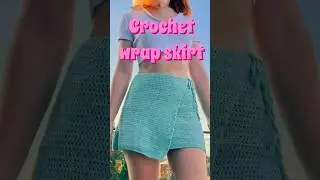 Let&rsquo;s crochet a wrap skirt 🤩 #crochetskirts #crochetsummer #crochettutorial #crochetfashion