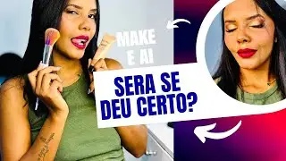 Tentando não exagerar na maquiagem (spoiler: falhei)”