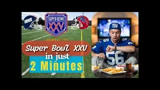 Super Bowl XXV in Just 2 Minutes I Giants vs. Bills 1990 Season