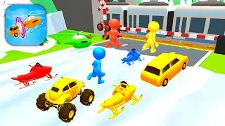 Shape shifting 🚲🚁🚗 All Levels Gameplay Walkthrough Android,ios Max Level PT319