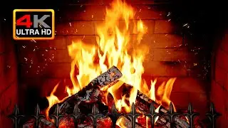 🔥 Камин 4K | 12 часов потрескивающего огня и уютной атмосферы