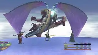 Final Fantasy X HD Remaster - Evrae (Bevelle's Guardian Wyrm) Boss Fight