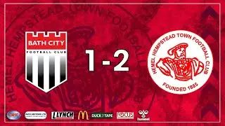 GOALS! Bath City 1-2 Hemel Hempstead Town FC