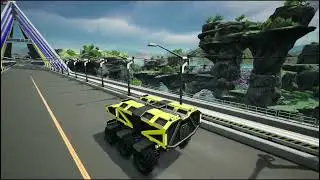 My Satisfactory game Sulfur truck ride