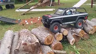 RC rock crawling with the redcat gen8 With treal wheels and proline flat iron tires