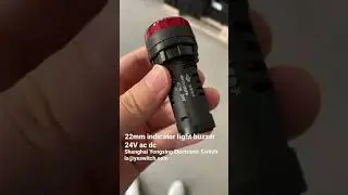 22mm indicator light buzzer 24v ac dc